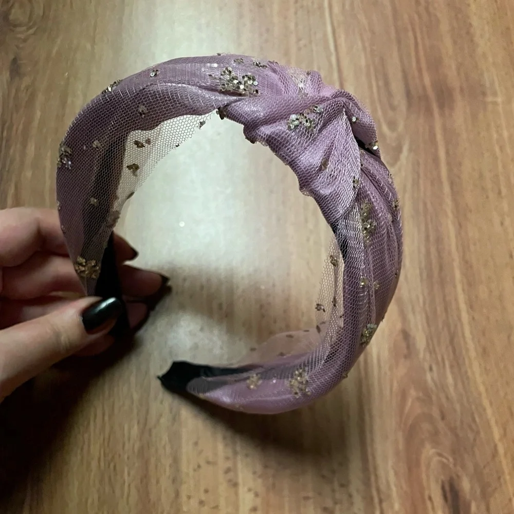 Glitter Tulle Knot headband